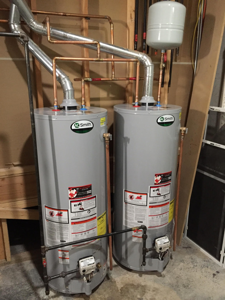 ao-smith-gcr-50-400-hot-water-heaters-installed-in-a-parallel-system