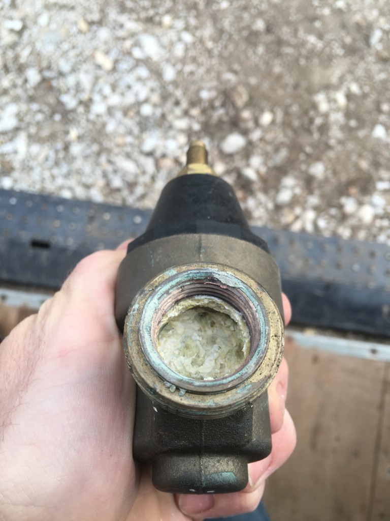 Clogged PRV Water Heaters Installed by Licensed Plumber