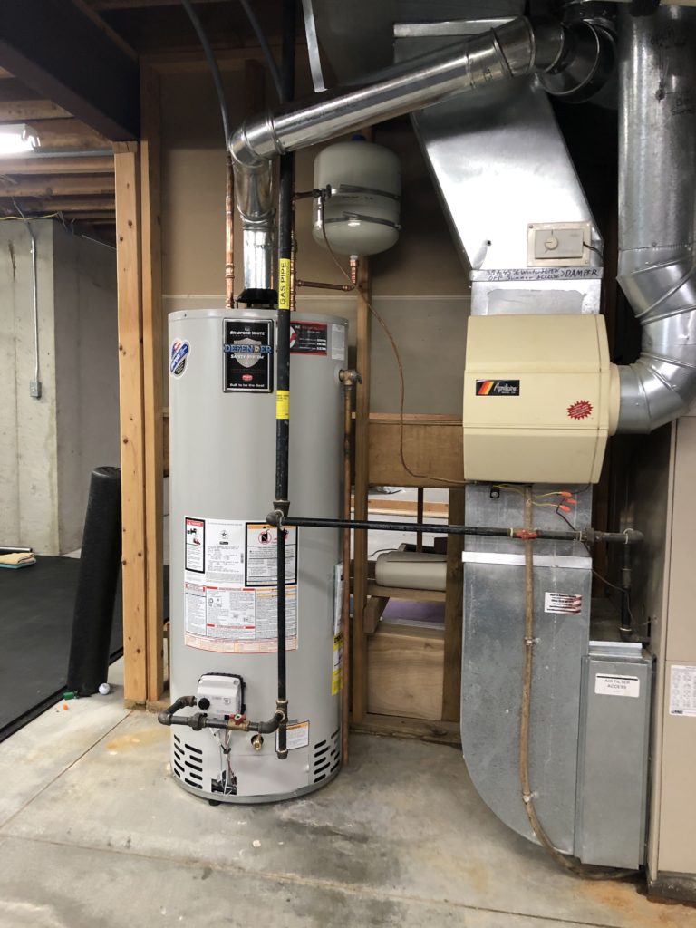 Bradford White water heater with large expansion tank Water Heaters