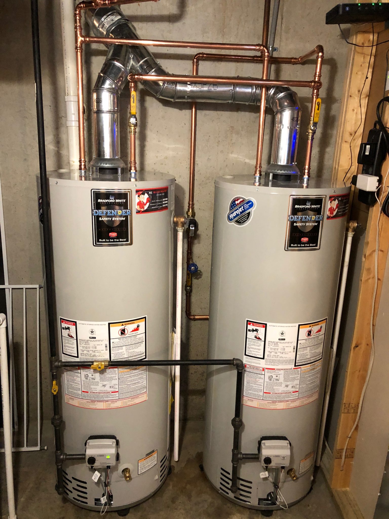Bradford White water heaters Water Heaters Installed by Licensed Plumber